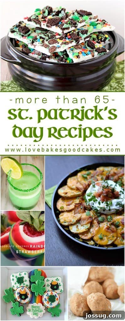 St. Patrick's Day Recipes Collage