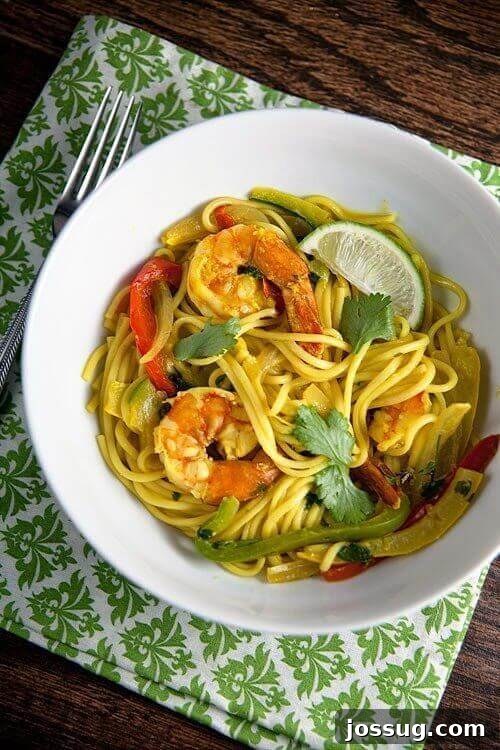 Red Curry Eggplant & Kale Power Bowl with Cauliflower Rice 4 One-pot shrimp and udon bowls served in a bowl.