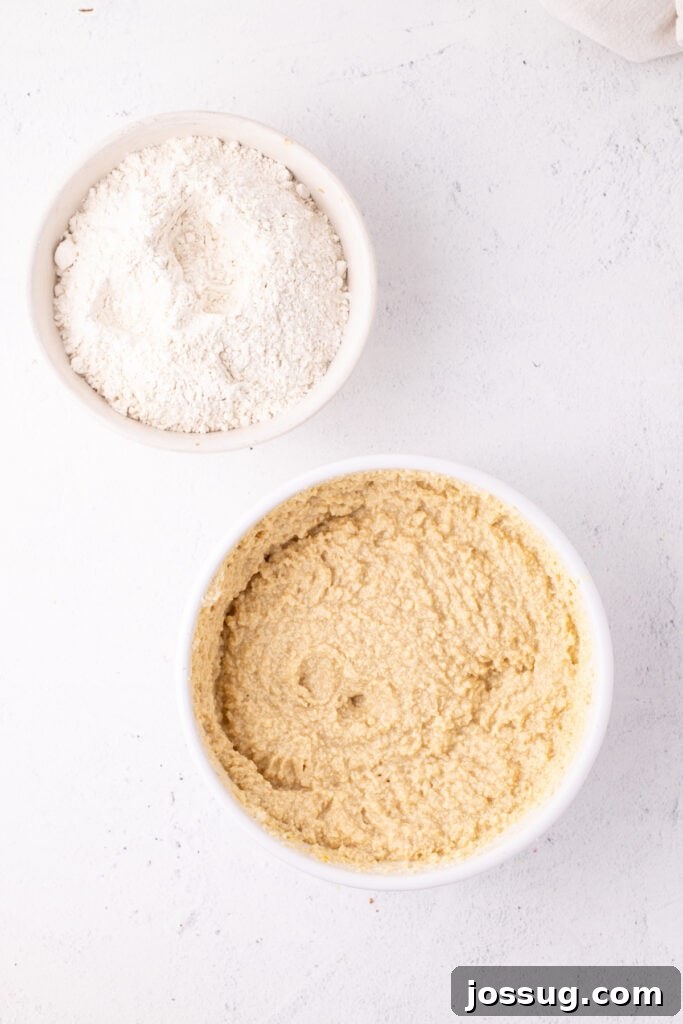 Pillowy Italian Ricotta Cookies 8 Smooth batter after mixing in ricotta cheese, eggs, and vanilla extract
