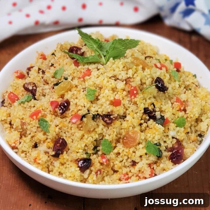 Instant Pot Cranberry Spice Couscous (Fluffy & Light)