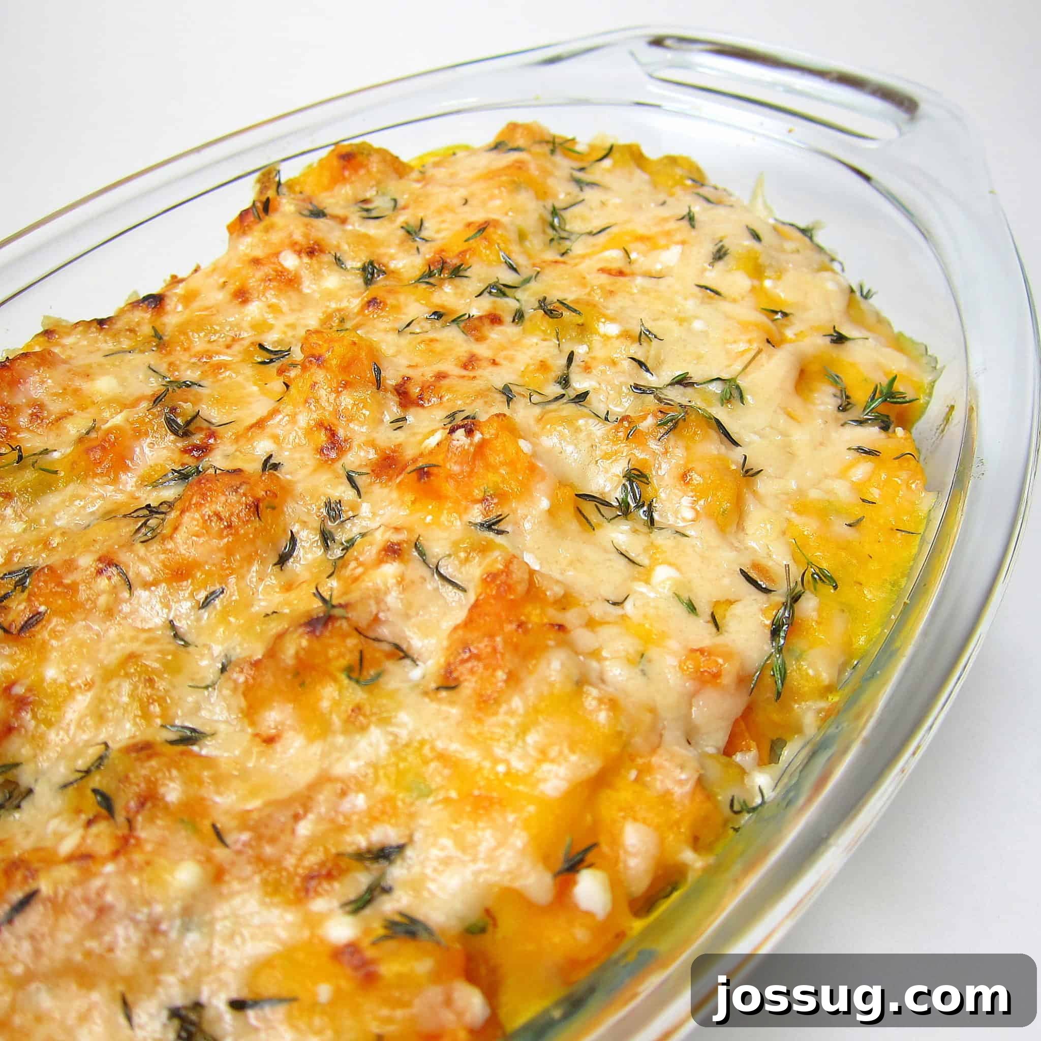 Baked Chickpeas with Butternut Squash Casserole