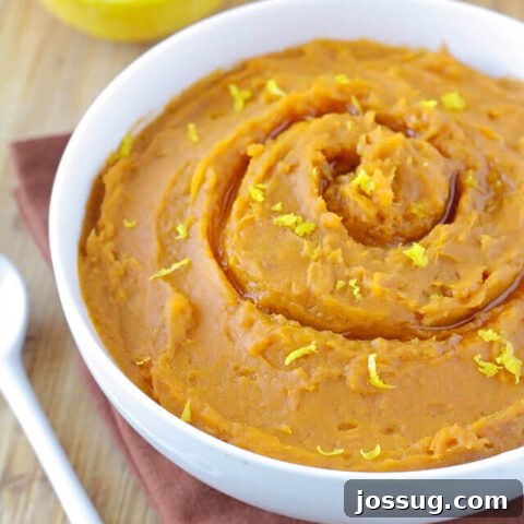 Healthy Mashed Sweet Potatoes