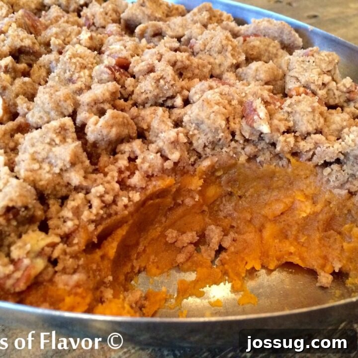 Pecan Crumb Sweet Potatoes