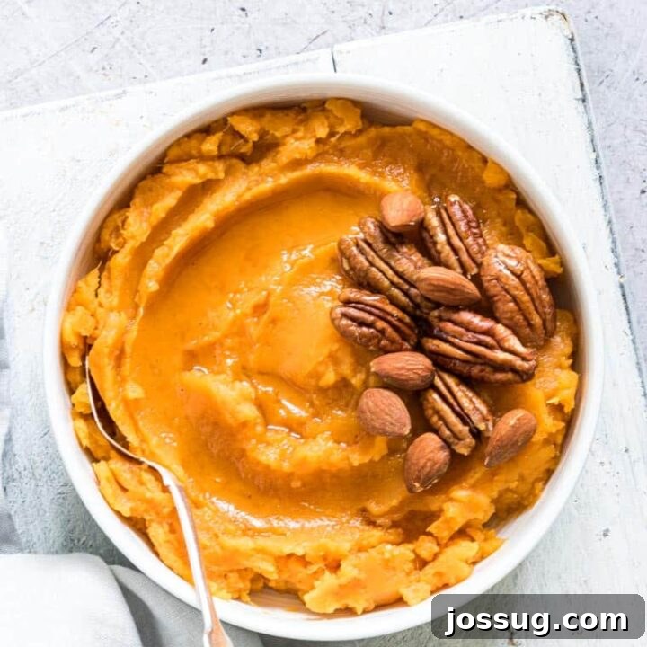 Slow Cooker Mashed Sweet Potatoes