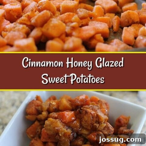 Cinnamon Honey Glazed Sweet Potatoes