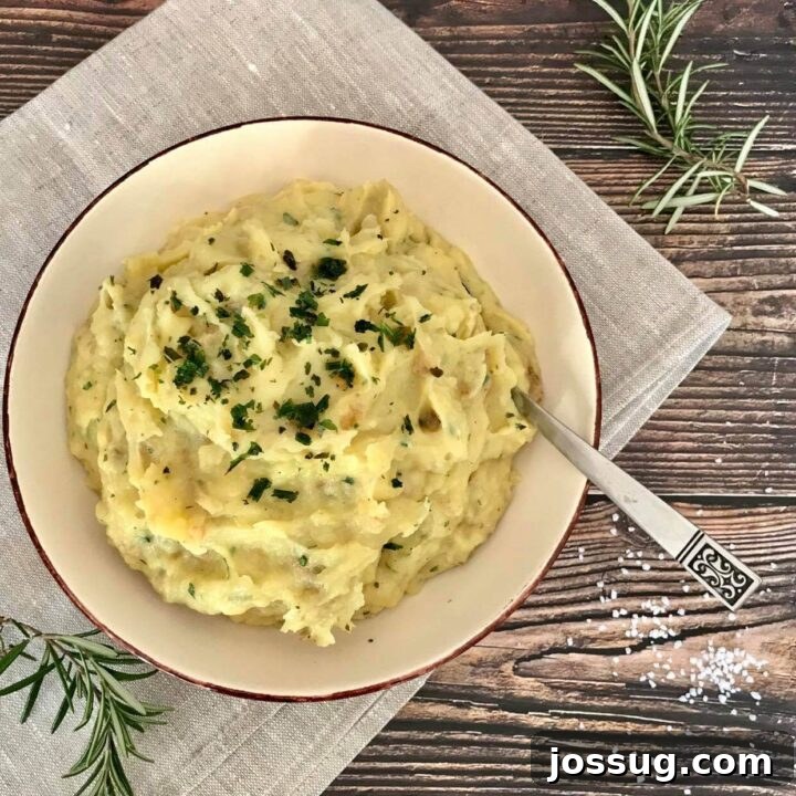 Vegan No-Butter, No-Oil Mashed Potatoes