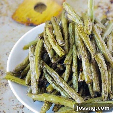 Roasted Balsamic Green Beans