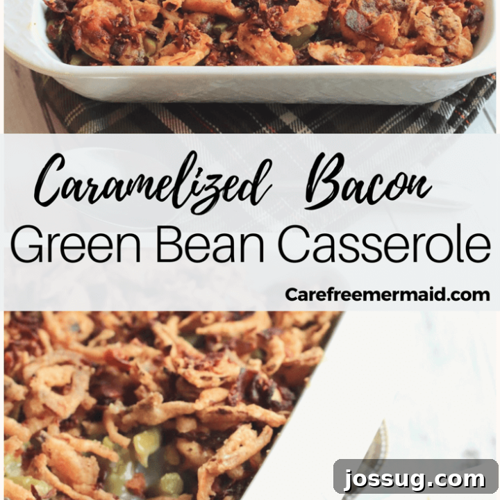 Caramelized Bacon & Green Bean Casserole