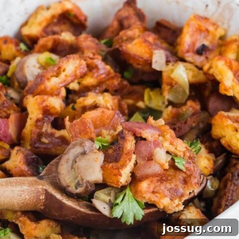 Keto Chaffle Stuffing (Low Carb Thanksgiving Side)