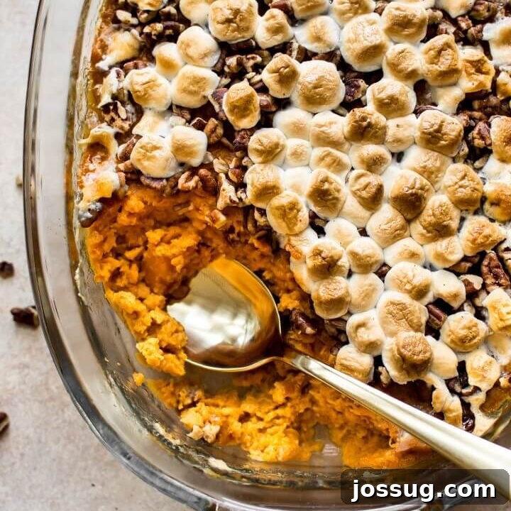 Classic Sweet Potato Casserole with Marshmallows