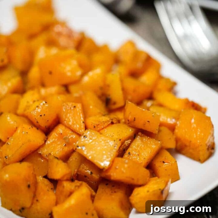Roasted Maple Cinnamon Butternut Squash (Vegan, Gluten-Free, Paleo)