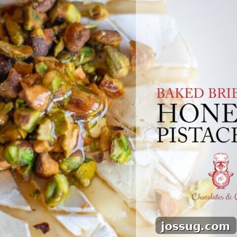 Baked Brie with Honey & Crushed Pistachios (Maximum Results, Minimum Effort)