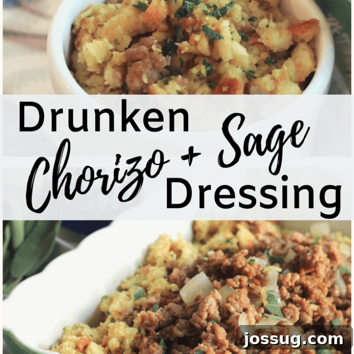 Drunken Chorizo & Sage Dressing (6 Ingredients)