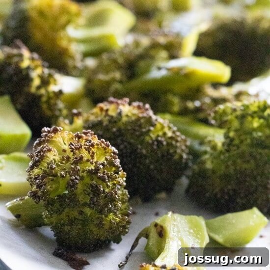 Garlic Roasted Broccoli [Vegan, Keto, Paleo, Whole30]