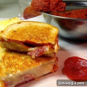 Pepperoni Pizza Grilled Cheese