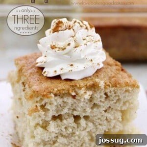 Easy Apple Cake – Only 3 Ingredients!