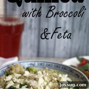 Vibrant Quinoa Salad with Broccoli and Feta 2 Quinoa with Broccoli and Feta