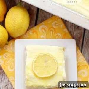 Lemon Supreme Cake slice