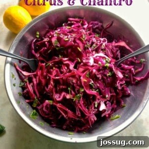 Crisp Citrus Cilantro Slaw 2 Crunchy Slaw with Citrus and Cilantro