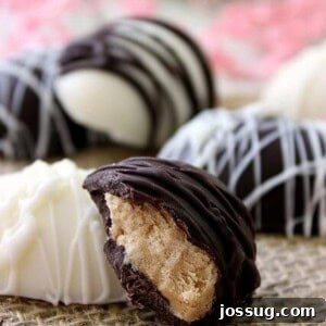 Close-up of freshly made peanut butter easter eggs