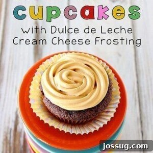 Mexican Chocolate Cupcakes with Dulce de Leche Cream Cheese Frosting
