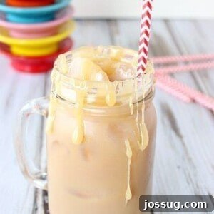 Salted Caramel Iced Latte 2 Iced Salted Caramel Latte
