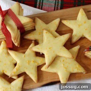 Cornmeal stars on a bread board.