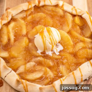 Caramel Apple Galette