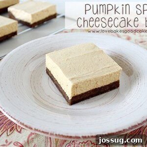Pumpkin Spice Cheesecake Bars