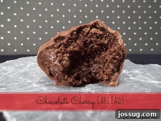 Chocolate Cherry Cake Balls