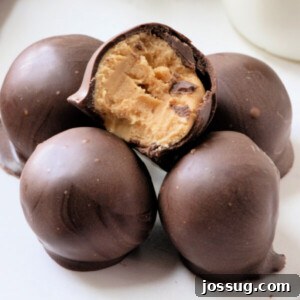 Chocolate-Dipped Peanut Butter Balls (Buckeyes)