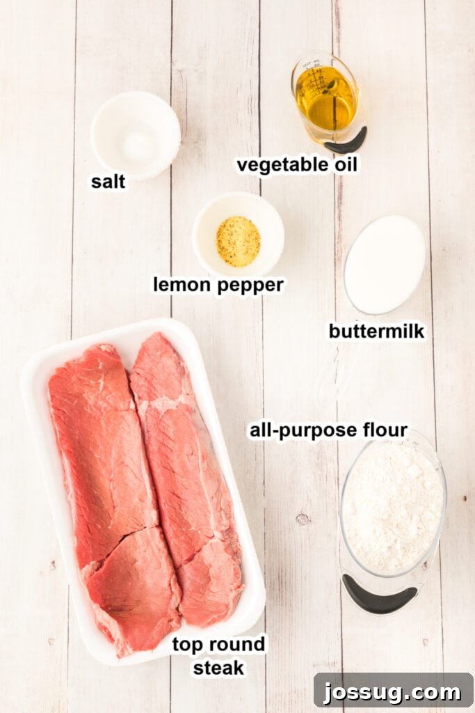 Crispy Steak Strips 3 ingredients to make steak fingers