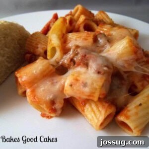 Finished Meaty Pasta Bake