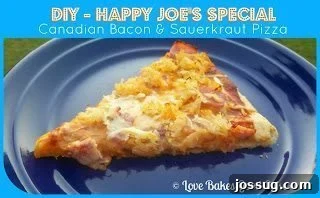 Happy Joe's Special Pizza with Canadian Bacon & Sauerkraut