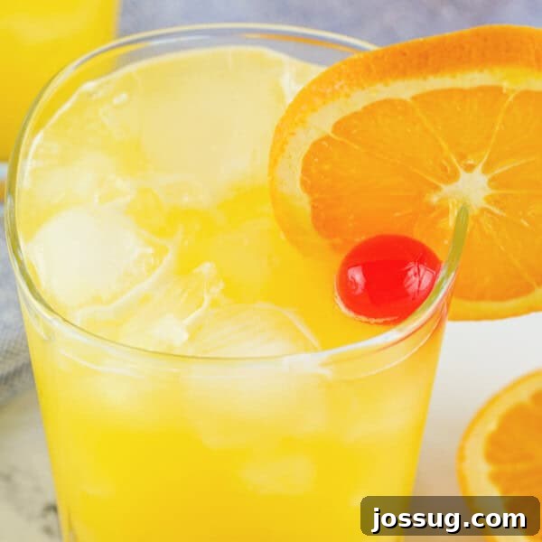 Fuzzy Navel Cocktail