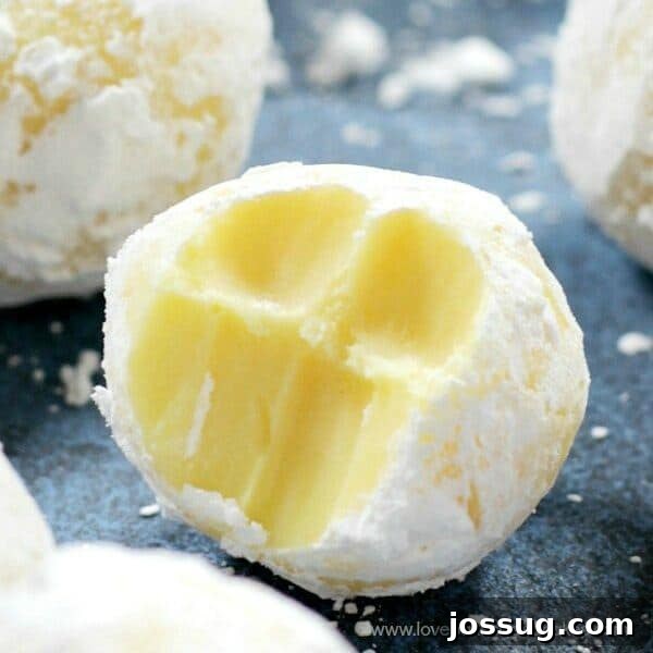 White Chocolate Lemon Truffles