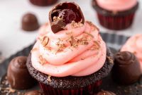 Cherry Cordial Indulgence Cupcakes