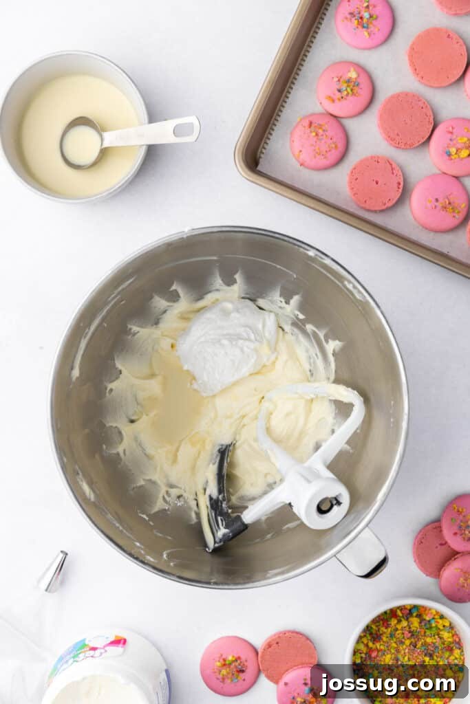 condensed milk added to buttercream for filling