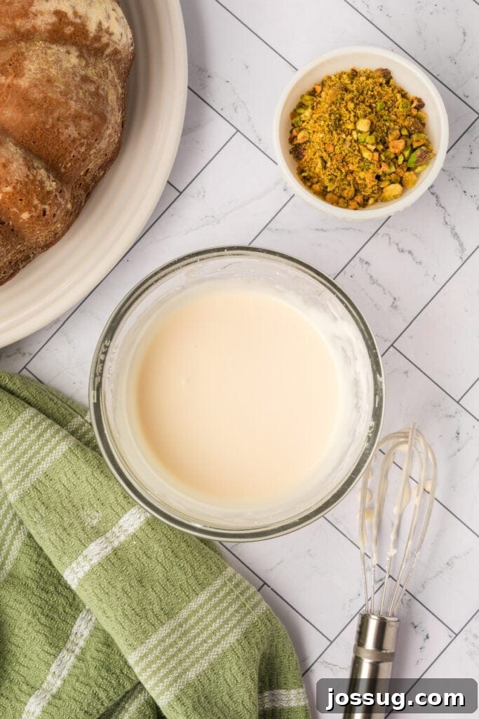 Pistachio Dream Bundt 14 Smooth Glaze