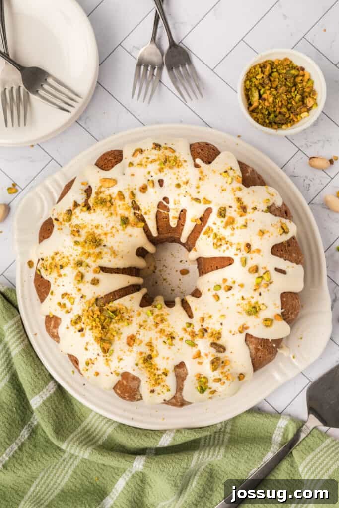 Pistachio Dream Bundt 16 Bundt Cake with Pistachios