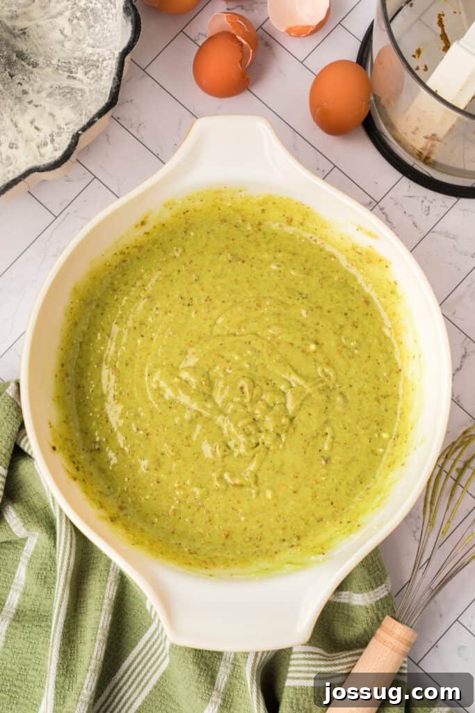 Pistachio Dream Bundt 9 Pistachio Cake Batter
