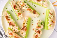Cheddar Bacon Celery Bites