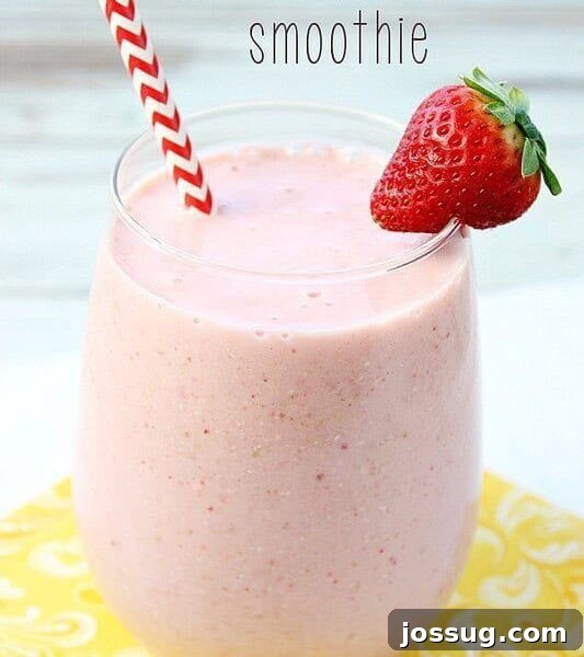 Strawberry Banana Oatmeal Smoothie