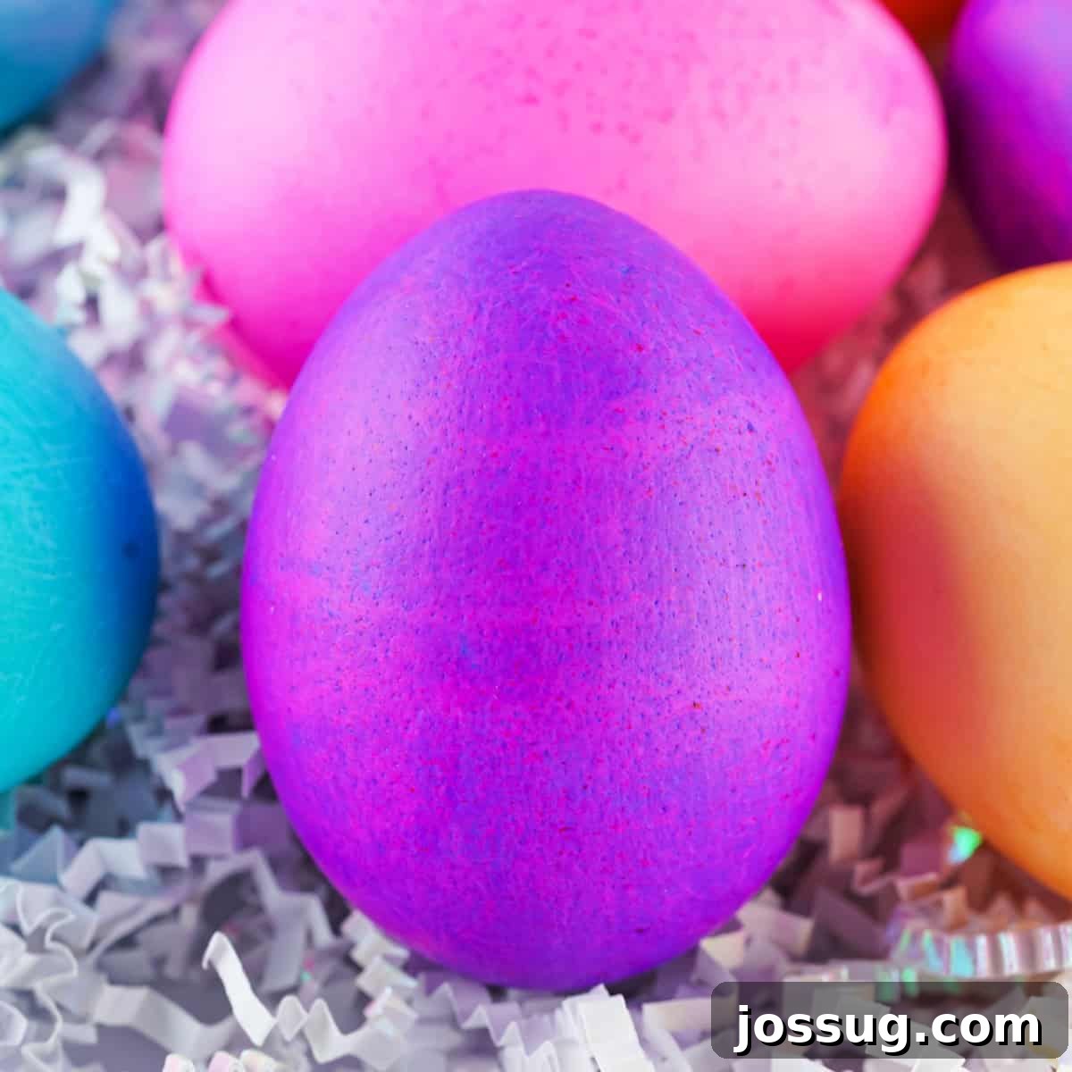 Food Coloring Dyed Easter Eggs