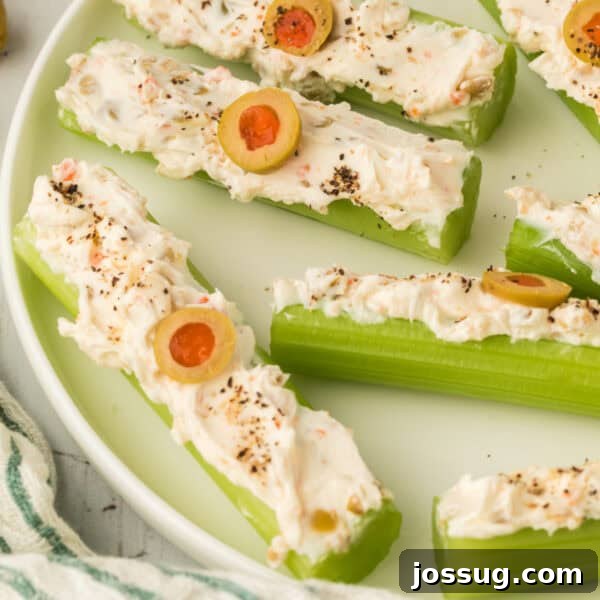 Old Fashioned Stuffed Celery With Cream Cheese
