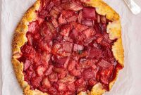 Simply Irresistible Strawberry Rhubarb Galette