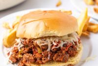 Easy Ground Beef Pizza Sloppy Joes