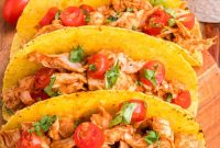 Crockpot Shredded Chicken Tacos Recipe for Busy Weeknights