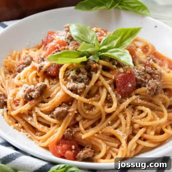 Creamy Mexican Verde Spaghetti (Espagueti Verde) 17 finished pasta in bowl