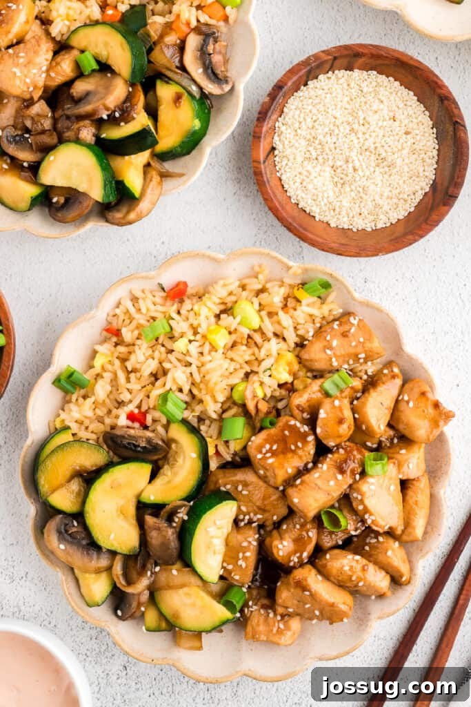 Homemade Hibachi Chicken: Restaurant-Style Recipe You’ll Love 13 Quick and easy Hibachi Chicken made with soy sauce, garlic, butter, and ginger for the perfect weeknight dinner recipe.